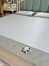 浪莎A類母嬰級冰絲涼席1.5x2米夏季涼席家用空調軟席子夏天專用冰絲席 快樂熊-魅力咖【母嬰可用 清涼透氣】 三件套-150×200cm涼席+枕套一對 曬單實拍圖