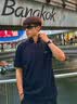 JEEP美國正品長袖t恤春夏男士打底polo衫寬松翻領(lǐng)短袖商務(wù)休閑上衣服 寶藍(lán)色 短袖 【官方正品】 XL 推薦140-160斤 曬單實(shí)拍圖