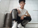 XJXY7cm增高鞋子男鞋2025新款夏季透氣男鞋小白鞋男士休閑運動鞋板鞋 白色 42 曬單實拍圖