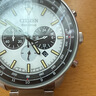 西鐵城（CITIZEN）FF飛行系列光動能男表金屬表帶多功能腕表 CA4500-91A【七夕】 曬單實拍圖