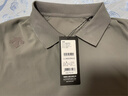 迪桑特（DESCENTE）TRAINING系列男士運動健身TOYOBO吸濕速干防曬短袖翻領POLO衫新品 CC-炭灰色 L (175/96A) 曬單實拍圖