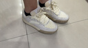 安踏（ANTA）【凱里·歐文同款】HELA CODE丨踹步鞋情侶板鞋籃球鞋文化鞋男女 白灰1801-1 40 (男7碼) 曬單實拍圖