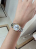 歐品客瑞士認證品牌手表女士雙日歷機械表全自動(dòng)夜光防水時(shí)尚腕表送女友 鋼帶全金【升級加強版+終身?！?曬單實(shí)拍圖