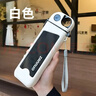 Jidaocook水杯學生防摔大容量夏季水瓶高顏值便攜吸管運動水壺方形 白色 350ml 【雙層便攜杯】 曬單實拍圖