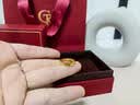 周大生（CHOW TAI SENG）黃金戒指女碎碎冰戒指足金活口金戒指情人節生日禮物送女朋友老婆 曬單實拍圖
