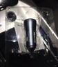 紐曼車載充電器Max120W適用VIVO/OPPO超級快充閃充汽車轉換器鋁合金雙usbA快充頭一拖二點煙器 配A-C線 曬單實拍圖