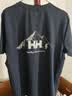 HELLY HANSEN, HH【王一博同款】海麗漢森hh26夏速干抗菌LOGO圖案短袖T恤 藏青色 L 曬單實拍圖