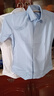 花花公子（PLAYBOY）白色短袖襯衫男夏季新款潮流商務(wù)修身高端上衣男百搭時(shí)尚襯衣男士 白色 L 曬單實(shí)拍圖
