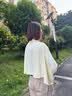 蕉下森林防曬披肩女夏季騎車開車紫外線罩衫斗篷透氣寬松長袖冰絲薄外套 淡黃色 90-150斤 曬單實拍圖