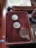 文希臺料電木茶盤(pán)電膠木德料茶具茶托排水銅家用實(shí)木具 50*30*5cm 曬單實(shí)拍圖
