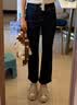 MISS SIXTY2026夏季新款牛仔褲女高腰修身八分復(fù)古顯瘦通勤喇叭褲 深藍 25 曬單實拍圖