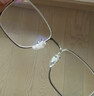 精工（SEIKO）眼鏡框男女款全框鈦材休閑潮流眼鏡架H03097 173 49mm灰色/啞黑色 曬單實(shí)拍圖