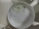 華光國瓷  純白骨瓷餐具碗盤碟套裝  無鉛鎘健康餐具整套  喬遷婚慶禮 純白[可洗碗機微波爐] 20頭 曬單實拍圖