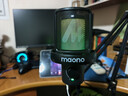 閃克（maono）無線麥克風直播唱歌k歌電容話筒專業內置聲卡主播電腦手機錄歌專用設備軟件混響調音閃客dm40live DM40live懸臂黑(10級混響+無線伴奏) 曬單實拍圖