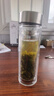 領臣（LINGCHEN）玻璃杯雙層玻璃水杯男女士泡茶專用茶杯高硼硅防爆耐高溫商務杯子 曬單實拍圖