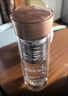 膳魔師（THERMOS）雙層玻璃杯400ml男女茶杯水紋行者系列帶茶漏TCGB-400-D-GD 金色 曬單實拍圖