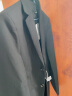 南极人西服套装男士青年新郎结婚商务休闲职业正装小西装男毕业工装服 二扣黑色套装+衬衫+皮带领带 3XL 实拍图