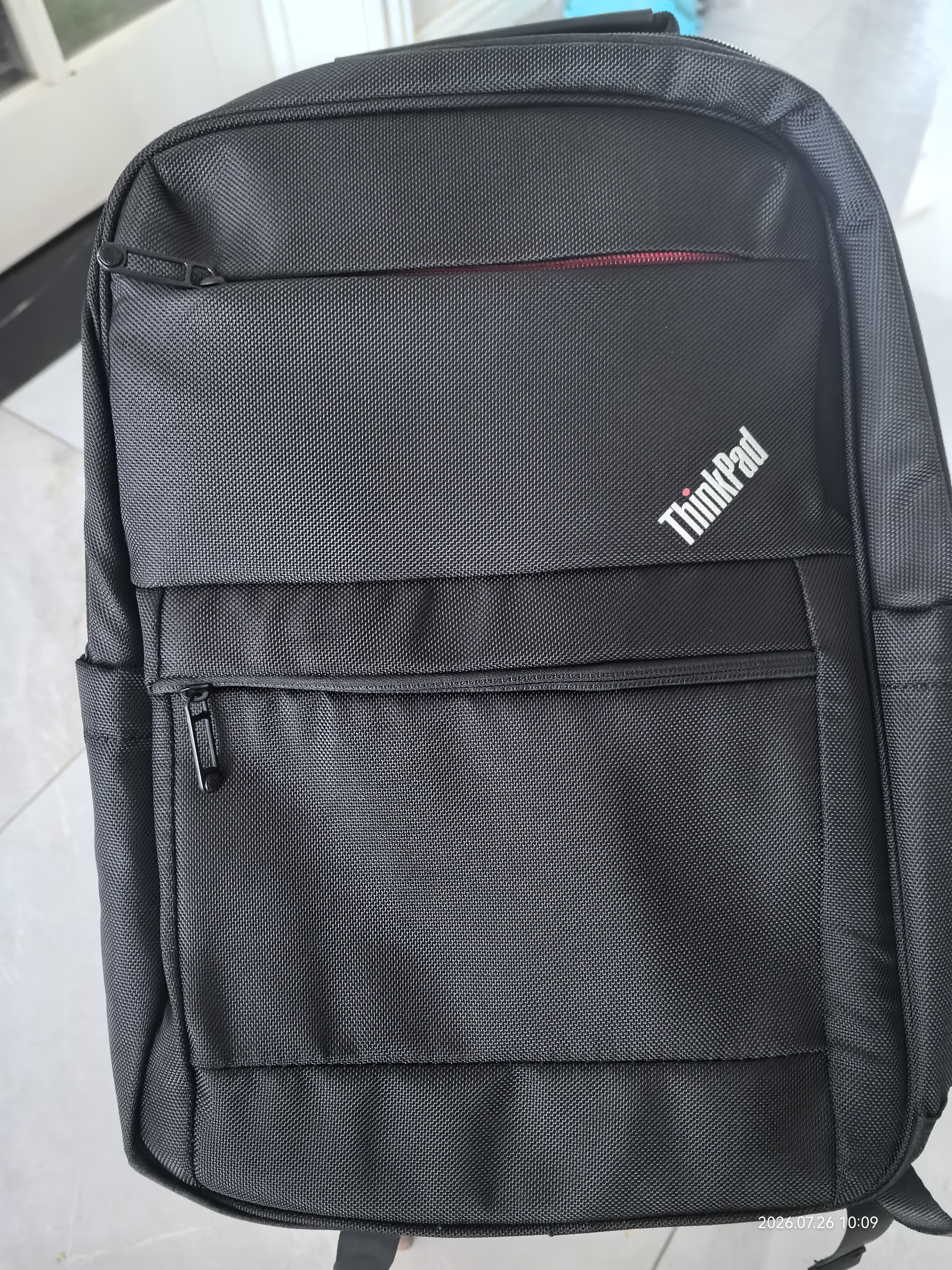 ThinkPad聯想雙肩包TP600-B 14寸/15.6寸商務出差通勤防水防震時尚大容量黑色電腦包 玄武黑 曬單實拍圖
