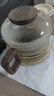 全度高硼硅耐高溫辦公杯茶杯煙灰色杯子簡(jiǎn)約帶過濾茶水分離玻璃杯迷你 祥云墩墩杯透明色200ml1只 曬單實(shí)拍圖