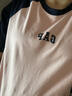 蓋璞Gap男女裝2026春季款純棉logo撞色插肩短袖T恤725618 粉色 M (170/92A) 亞洲尺碼【偏大，建議拍小一碼】 曬單實拍圖