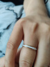 DR【久愛】黃14K情侶對戒結婚戒指疊戴單女戒歐美風紀念日禮物 曬單實拍圖