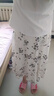 絲柏舍優雅半身裙2026夏裝新款女松緊后腰撞色印花高腰中長裙 曬單實拍圖