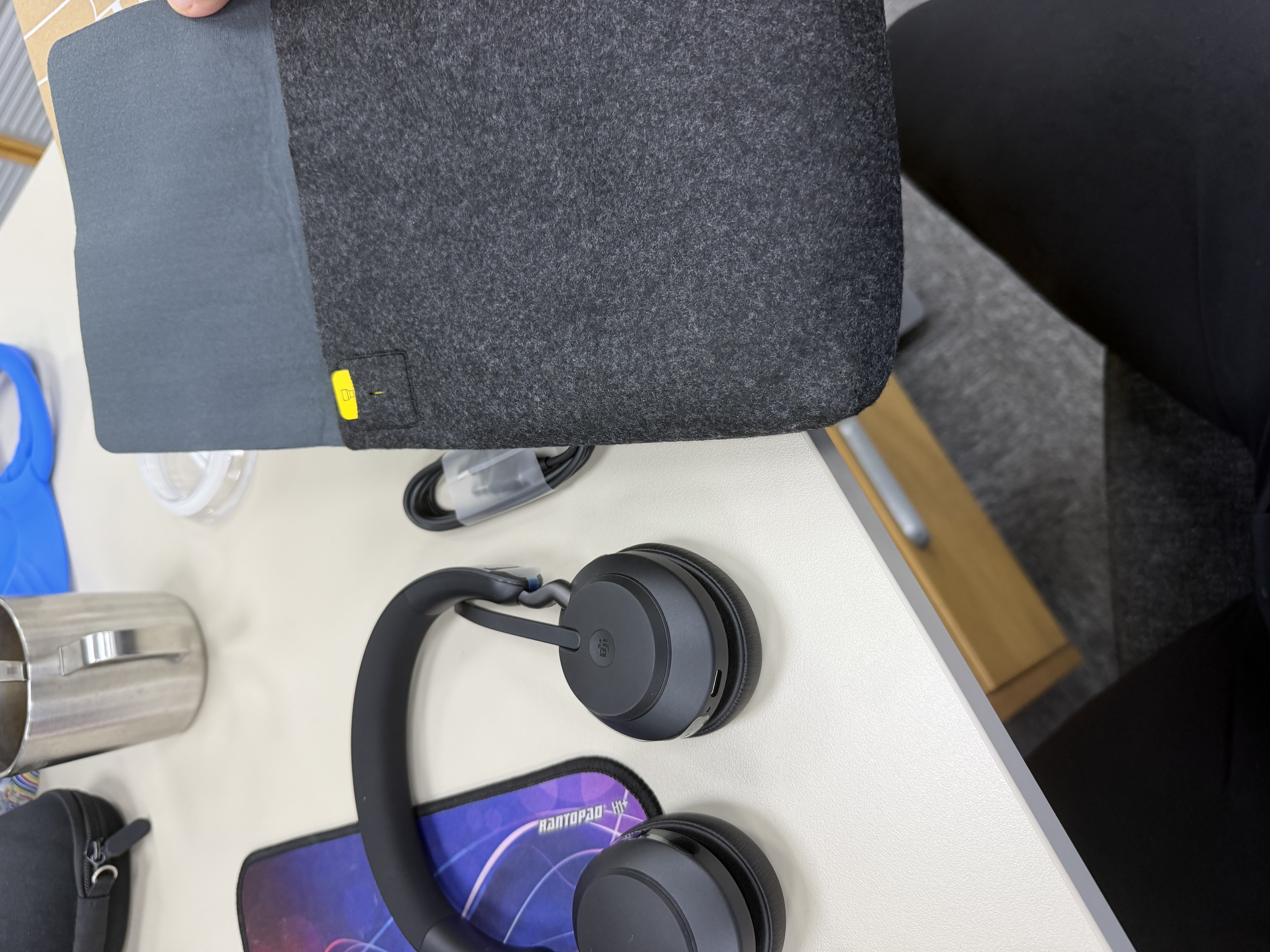 捷波朗(Jabra)電腦辦公會議降噪耳機話務員電話客服專用遠程學習有線雙耳頭戴式耳麥Evolve2 65 MS 曬單實拍圖