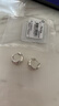 潘多拉（PANDORA）ESSENCE天性波紋圈形耳環紋理感銀色個性極簡歐美風生日禮物 曬單實拍圖