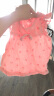 TTKA 婴儿裙子夏季公主裙套装0-1岁3薄款棉新生儿连衣裙子女童衣服 小樱桃连衣裙3件套装 66cm 实拍图