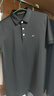 雅戈爾POLO衫男綿柔彈力運動(dòng)休閑商務(wù)男士短袖POLO衫T【官方店鋪】 黑色 S 曬單實(shí)拍圖