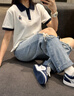 耐克（NIKE）鞋子aj男鞋 Air Jordan 1 Low 低幫男子運動(dòng)休閑鞋籃球鞋 553558-141 白藍 44 曬單實(shí)拍圖