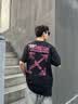 OFF-WHITE?情侶裝新款寬松短袖T恤圓領(lǐng)純棉男裝半袖潮牌上衣 黑色 2XL 建議170-190斤 曬單實(shí)拍圖