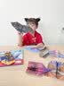 貝初眾兒童玩具1-3-6歲紙飛機專用折紙益智3d立體手工男孩生日禮物2-4-5 創意折紙【紙飛機】28款酷炫機型32張 2026火的玩具最三四五六歲半玩具幼兒園小學生 曬單實拍圖