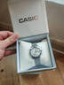 卡西歐（CASIO）手表女男情侶手表一對時尚禮物全自動非機械防水簡約經典男士腕表 銀色一對手表 曬單實拍圖