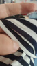 H&M女裝T恤夏季圓領時尚休閑簡約寬松短袖上衣1270848 白色/海軍藍條紋 XL 170/116 曬單實拍圖