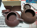 萬壺園 紫砂壺功夫茶具泡茶壺宜興原礦紫泥景舟石瓢壺名家手工茶壺泡茶器居家辦公茶道茶具大容量 景舟石瓢 360cc 曬單實拍圖