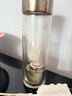 柏邦玻璃杯磁彈泡茶專用茶水分離水杯男士高顏值2026新款耐高溫純鈦倉 400ml【鈦銀色】純鈦茶倉杯蓋/防摔防爆/雙層防燙 曬單實拍圖