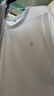 皮爾卡丹（pierre cardin）專柜品牌桑蠶絲短袖圓領(lǐng)T恤男裝夏季休閑純色百搭真絲上衣男 白色 【冰感絲滑】 2XL (120) 150-170斤 曬單實(shí)拍圖
