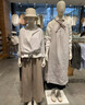 MUJI 女式 漢麻水洗吊帶連衣裙 女裝裙子連身裙 26年夏季 BC2S2A6S 米白色條紋 XL （165/92A） 曬單實拍圖