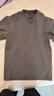 馬克華菲（MARK FAIRWHALE）短袖t恤男夏季潮流拼接百搭上衣男高端重磅純棉短袖男 咖啡色 XL 曬單實拍圖