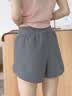 木林森（MULINSEN）跑步運(yùn)動(dòng)套裝瑜伽服女春夏休閑健身服普拉提短袖假兩件短褲修身 曬單實(shí)拍圖