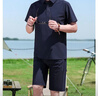 寶財羊爸爸夏季套裝冰絲短袖t恤男涼感polo衫中老年人上衣服父親節禮物 曬單實拍圖