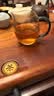 京峰閣茶具配件高階澄然茶海高硼硅耐高溫加厚玻璃公道杯水杯茶杯分茶器 澄然茶海320ml（黑金） 曬單實拍圖