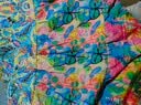 羅蒙（ROMON）民族風沙灘裙復古碎花高腰顯瘦新品連衣裙長裙棉綢草原度假旅游裙 黑色 XL 建議90-110斤 曬單實拍圖