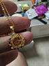 中國黃金（CHINA GOLD）莫比烏斯環黃金項鏈女足金蝴蝶吊墜七夕情人節禮物送女朋友老婆 京速達-足金捕夢網蝴蝶吊墜約1.4-1.5+足金鏈約1.3 曬單實拍圖