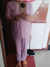 莫代爾棉開衫睡衣女夏季2025新款色短袖長褲感家居服套裝 HJF-752女 L 165建議體重105-125斤 曬單實拍圖