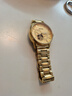 西普尼HIPINE足金腕表原裝日月星辰防水黃金色實(shí)心精鋼表帶20 土豪金 20mm 曬單實(shí)拍圖