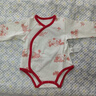 英氏【商場(chǎng)同款】喜慶新生兒連體衣男女寶寶純棉爬服嬰兒滿月服 新年紅【襠哈款】 59cm 曬單實(shí)拍圖