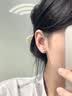 中國黃金（CHINA GOLD）蝴蝶結(jié)足銀耳釘女輕奢小眾高級感2026新款耳飾生日禮物女朋友老婆 足銀蝴蝶結(jié)耳釘【今/次日達(dá)】 曬單實(shí)拍圖