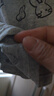 芬騰可安（FENTENGCARE）帶胸墊睡衣女士春夏季純棉圓領套頭短袖短褲長褲三件套休閑家居服 曬單實拍圖